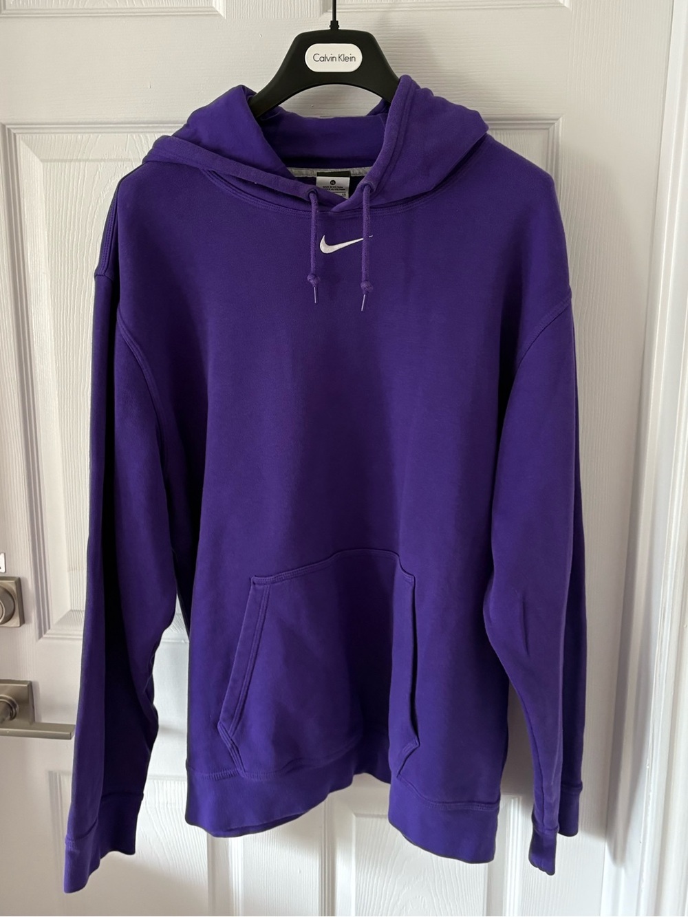 Nike Center Swoosh Fleece Oversized Hoodie Size XL